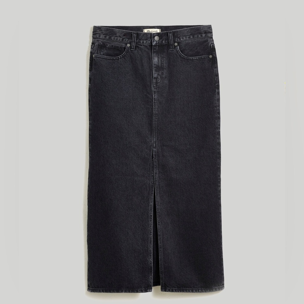 Madewell Denim Midi / Maxi Skirt NWT